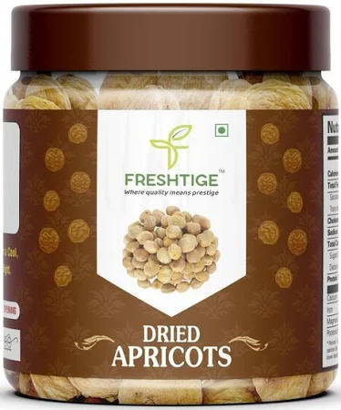 FRESHTIGE Premium Dried Apricot Dry Fruits, Soft Khumani, 250g